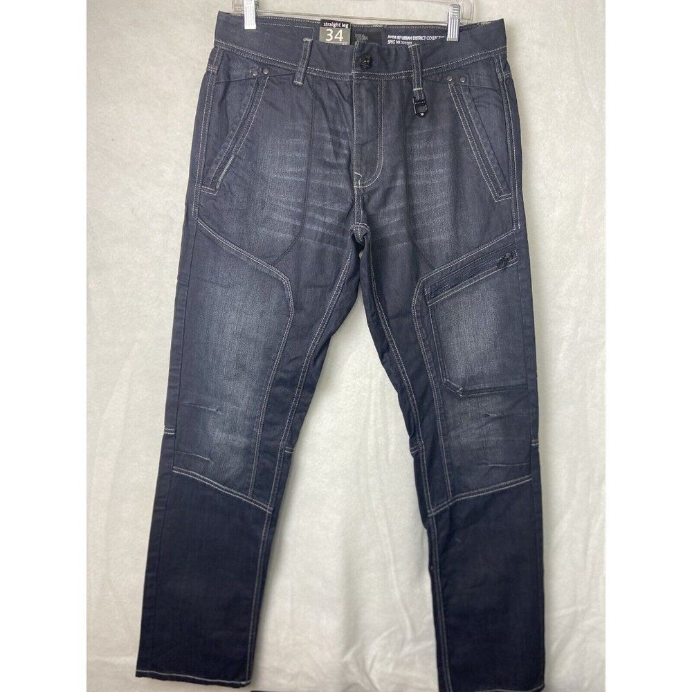 Angelo Litrico Urbndist Men's Jeans  Dark blue denim Size 43 X 32 New